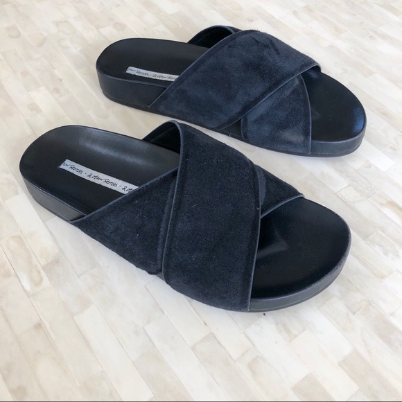 & Other Stories Shoes - & Other Stories suede wrap sandal